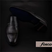 Fosco Siyah Kesik Burun Neolit Taban Bağcıksız Klasik Ayakkabı thumbnail 7