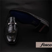 Fosco Siyah Rugan Özel Üretim Bağcıksız Erkek Klasik Ayakkabı - 8