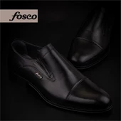 Fosco Siyah Hakiki Deri Bağcıksız Klasik Ayakkabı - 7