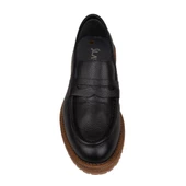 Slayka Siyah Fighter Erkek Yeni Nesil Bağcıksız Klasik Ayakkabı thumbnail 5