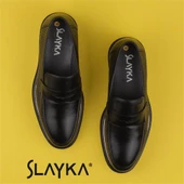 Slayka Siyah Spectacular Erkek Eva Taban Klasik Ayakkabı thumbnail 5