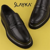 Slayka Siyah Spectacular Erkek Eva Taban Klasik Ayakkabı thumbnail 6