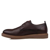 Slayka Kahverengi Rubber Erkek Hakiki Deri Klasik Ayakkabı thumbnail 3