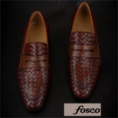 Fosco Taba Hakiki Deri Özel Üretim Örgülü Klasik Ayakkabı - 5