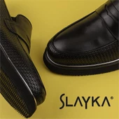 Slayka Siyah Spectacular Erkek Eva Taban Klasik Ayakkabı thumbnail 7