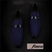 Fosco Mavi Saten Üzeri Rugan İşlemeli Erkek Klasik Ayakkabı thumbnail 6