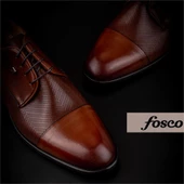 Fosco Taba Hakiki Deri Bağcıklı Lazer Kesim Klasik Ayakkabı thumbnail 7