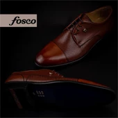 Fosco Taba Hakiki Deri Bağcıklı Lazer Kesim Klasik Ayakkabı thumbnail 6