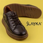 Slayka Kahverengi Charisma Leather Erkek Bağcıklı Casual Ayakkabı thumbnail 6