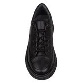 Slayka Siyah Charisma Leather Erkek Bağcıklı Casual Ayakkabı - 4