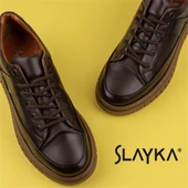 Slayka Kahverengi Charisma Leather Erkek Bağcıklı Casual Ayakkabı thumbnail 7