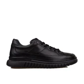 Slayka Siyah Charisma Leather Erkek Bağcıklı Casual Ayakkabı - 1