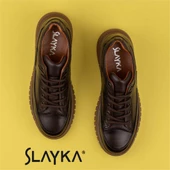 Slayka Kahverengi Charisma Leather Erkek Bağcıklı Casual Ayakkabı thumbnail 5