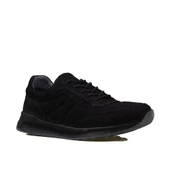 Slayka Siyah Brand Nubuk Deri Comfort Casual Erkek Ayakkabı thumbnail 2