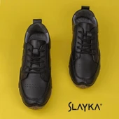 Slayka Siyah Rollo Two Hakiki Deri Gündelik Ayakkabı thumbnail 4