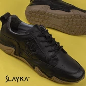 Slayka Siyah Rollo Two Hakiki Deri Gündelik Ayakkabı thumbnail 6