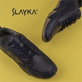 Slayka Lacivert Rollo Two Hakiki Deri Gündelik Ayakkabı thumbnail 5