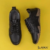 Slayka Siyah Rollo Two Hakiki Deri Gündelik Ayakkabı thumbnail 5