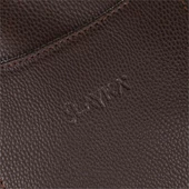 Slayka Kahverengi Orta Boy Deri Erkek El Çantası thumbnail 6