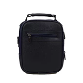 Slayka Lacivert Orta Boy Deri Erkek El Çantası - 4