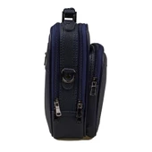 Slayka Lacivert Büyük Boy Deri Erkek El Çantası - 3