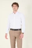 Erkek Slim Fit Gömlek Beyaz - 6