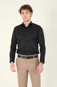 Erkek Slim Fit Gömlek Siyah - 2