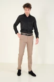 Erkek Slim Fit Gömlek Siyah - 6