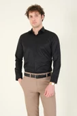 Erkek Slim Fit Gömlek Siyah - 1