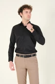 Erkek Slim Fit Gömlek Siyah - 3