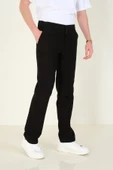Erkek Yan Cep Pantolon Siyah - 4