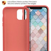 Xiaomi Redmi Note 9 Kılıf Liquid İçi Kadife Lansman Velvet Silikon - 4