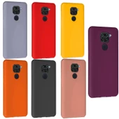 Xiaomi Redmi Note 9 Kılıf Liquid İçi Kadife Lansman Velvet Silikon - 1