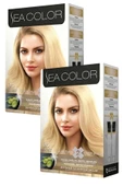 Sea Color 9/0 Buğday Sarısı Saç Boyası 100 ml x 2 Kutu thumbnail 1