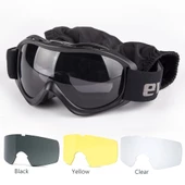 Evolite Ballistik Protector Goggle-Black MIL-PRF - 12