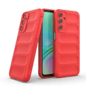 Galaxy A15 Uyumlu Kılıf Esnek TPU Oyuklu Arka Yüzey Tasarımlı Etnik Silikon Kapak - 1