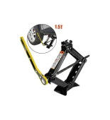 1,5 Ton Cırcırlı Kriko Makaslı Mekanik thumbnail 4