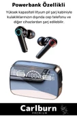 Dijital Göstergeli Powerbanklı M19 Gaming HD Hi-Fi Ses Dokunmatik 5.3 Mikrofonlu Kablosuz Kulaklık - 2