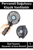 Cep Boyu Usb Şarjlı 3 Kademeli Sessiz Taşınabilir Mini Fan Pervaneli Soğutucu Küçük Vantilatör - 1
