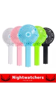 Taşınabilir Cep Boyu Usb Şarjlı 3 Kademeli Sessiz Mini Fan Pervaneli Soğutucu Küçük Vantilatör - 2