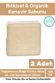 Özel Üretim %100 Doğal Güzel Kokulu El Yüz Saç Vücut Cilt Orijinal Kenevir Sabunu - 2 Adet - 1
