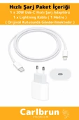 iPhone Tüm Serilere Uyumlu 20w Hızlı Şarj Seti Adaptör Type C Kablosu 7 8 X 11 12 13 14 15 Plus Pro - 3