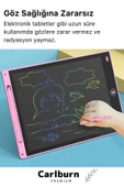 Premium Lcd Ekranlı Kalemli Dijital Çizim Tableti Yazı Tahtası Boyama Resim Akıllı Tablet 12 Inc - 4