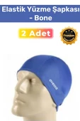 Özel Üretim Su Geçirmez Silikon Yüzücü Havuz Ve Deniz Bonesi Elastik Yüzme Şapkası 2'li Set thumbnail 1
