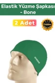 Özel Üretim Su Geçirmez Silikon Yüzücü Havuz Ve Deniz Bonesi Elastik Yüzme Şapkası 2'li Set thumbnail 1