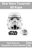 Premium Özel Tasarım Hediye Kutulu Star Wars Şekilli Seramik Kupa 14 x 15 cm 3D Bardak - 1