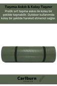 Özel Su Geçirmez 182x60cm Hafif Pratik Dayanıklı Isı Yalıtım 12mm Kalınlık Köpük Askeri Haki Mat - 2