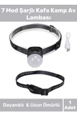 Özel Üretim Oynar Başlık Mıknatıs Sabitleme Esnek Lastik COB4 Led 7 Mod Şarjlı Kafa Kamp Av Lambası - 1