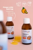 Çocuk Omega-3 Kids Liquid & Multivitamin 150ml Çocuklar Için Portakal Aromalı Sıvı Balık Yağı - 1