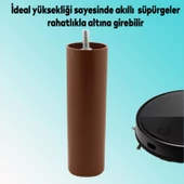 Mobilya Kanepe Koltuk Baza Yükseltme M8 Civatalı İnce Diş Destek Ayağı Ayakları Kahve 15 cm 4 Adet - 4